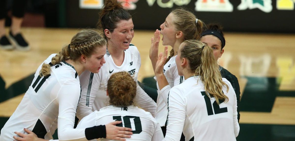 Michigan State Volleyball (PHOTO:  MSU SID)